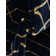 Glam Navy Blue Gold Area Rug