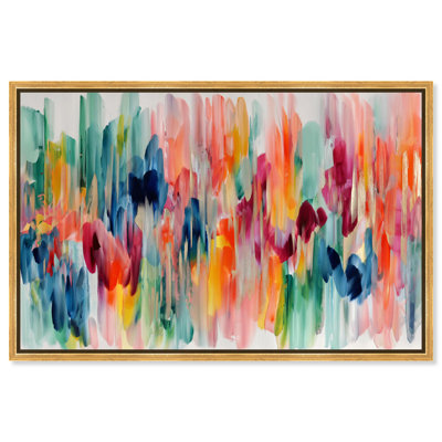 Weave of Color III Abstract Art Canvas Print by Art Remedy