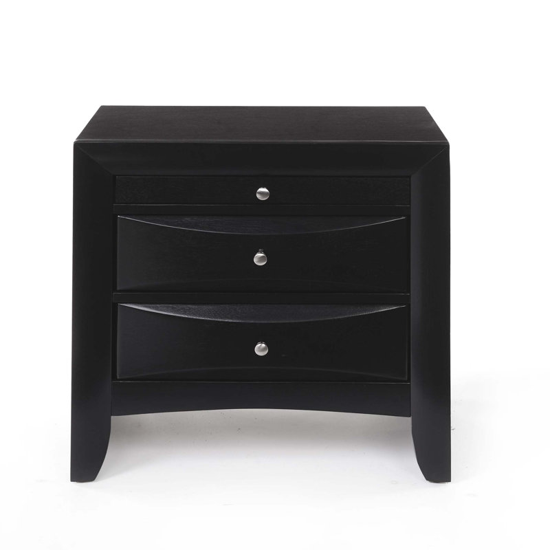 2-Drawer Nightstand with Tray