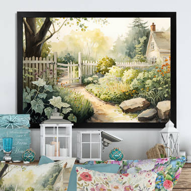 Farm Fresh Garden II - Landscape Canvas Wall Art Red Barrel Studio Size: 12 H x 20 W x 1 D, Format: Wrapped Canvas