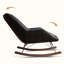 Chaise berçante luxueuse en bois massif clair-106686686