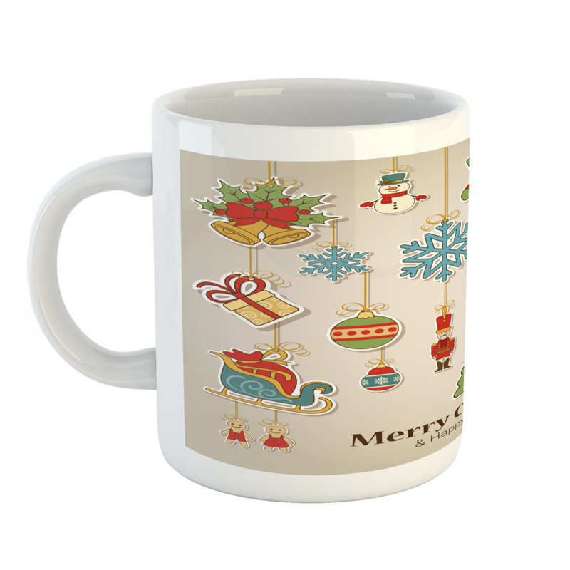 Grande tasse à café winter xmas