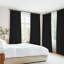 Rideaux 100% occultant en lin texturé et isolant uni pour le salon (50 po de largeur, ensemble de 2)-720240564-728812489