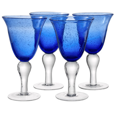 Abingdon 14oz. Handmade Crystal Goblet Set