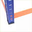 Tablettes de rangement pour garage robustes à 5 niveaux | H 71 po x l 35,4 po x P 15,87 po | Fer | Bleu marine