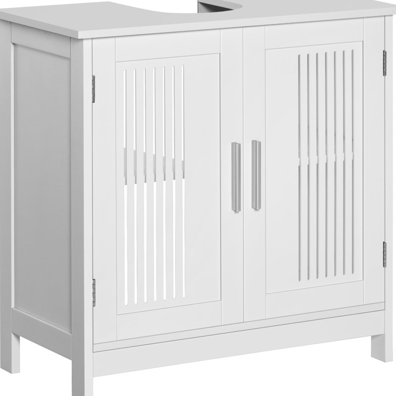 Sous le lavabo - 2 portes avec armoire de rangement supplémentaire réglable