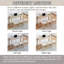 Ensemble de table de bar 4 pièces avec prise de courant, ensemble de table de bar avec chaises, table de bar avec tabourets, table de canapé derrière avec 3 tabourets rembourrés pour le salon, la salle à manger, chêne clair