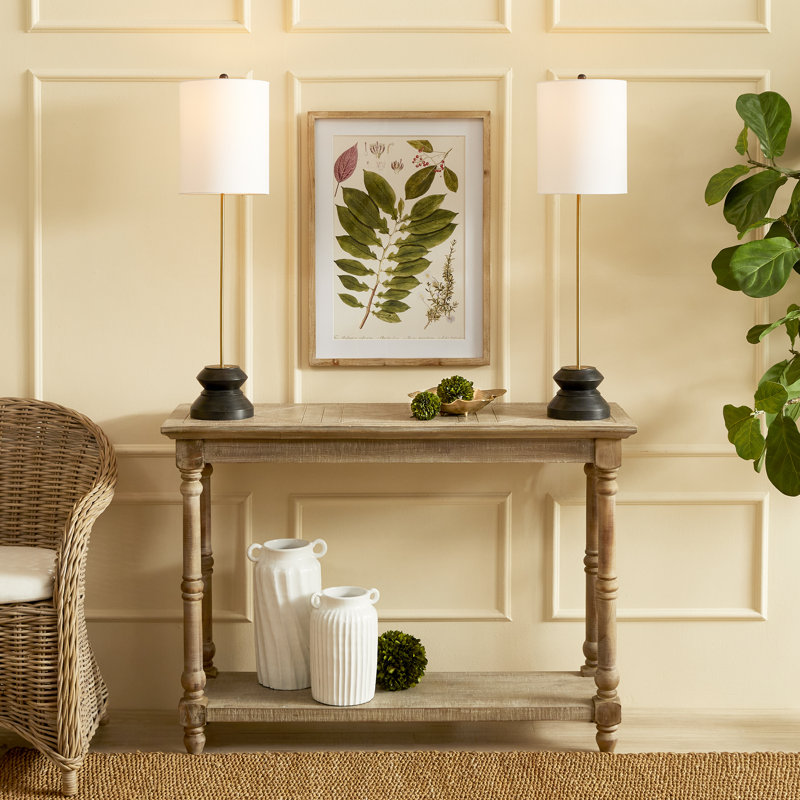 Kaiden 26" Black/Gold Table Lamp, Black/Gold
