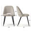 Chaises d'appoint rembourrées de 19 po en tweed-848114992