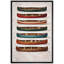Œuvre d'art de lac rustique de la collection Vintage Canoe, photos de cabines, impression sur toile encadrée-126032196-126032203