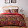 Jewel Boho Patchwork Print Quilt Set with Throw Pillows