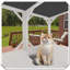Perchoir toutes saisons pour fenêtre pour chat Catio-1403010680