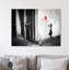 Balloon Girl On Wall by Banksy - Wrapped Canvas Print-1766239892