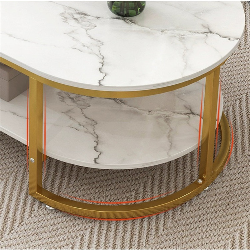 Enkeleda Single Coffee Table, White