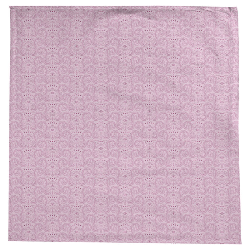 Leffel Geometric Tablecloth, Pink Pastel