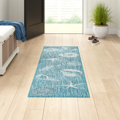 Tapis intérieur / extérieur tissé à la machine Ashwin