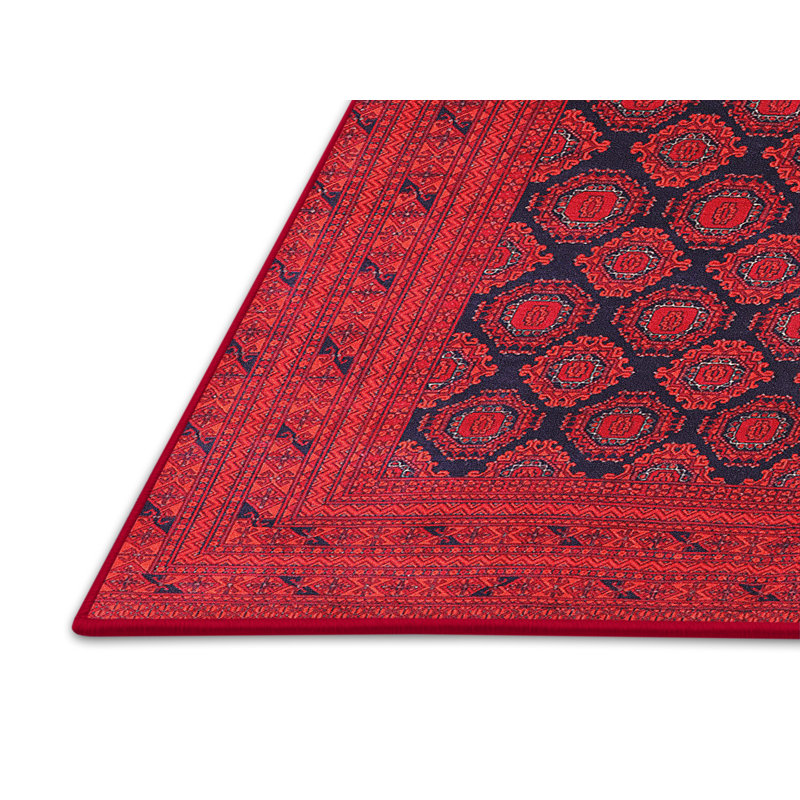 Tapis rouge à motif sud-ouest, Rectangle 2 pi x 4 pi
