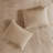 3 Piece Split Corner Pleated Quilted Bedspread Khaki Queen