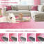 Tapis de couloir lavable 2 x 6 po, tapis de cuisine rétro antidérapant à poils courts, poils courts, motif bohème à médaillon doux pour le couloir, le vestibule, gris-426088811