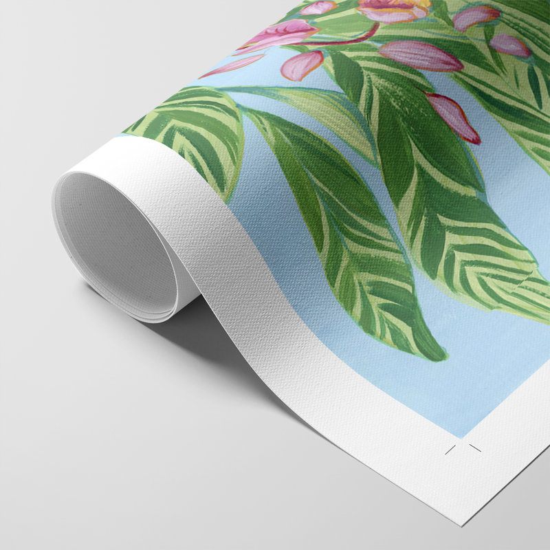 Tropical Shell Ginger II - Impression sur toile seulement - NON-CADRE, H 18 po x l 12 po