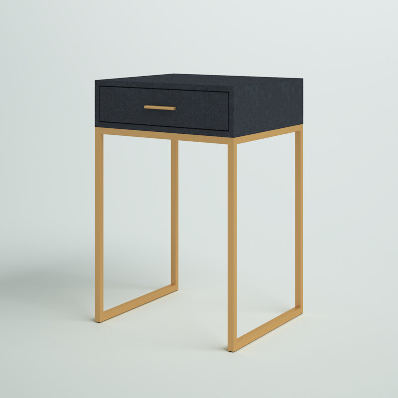 Garver End Table with Storage