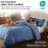 Harmony Collection Microfiber Reversible Duvet Cover Set-1058200683-1058201381