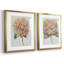 Multicolore floral I - reproduction encadrée de qualité supérieure - prêt à être accroché