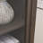 Minimalist Curio Cabinet With Glass Door, Shelves And Drawer,-420209814