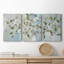 Painterly Blossoms - ensemble de 3 reproductions sur toiles tendues-318086494