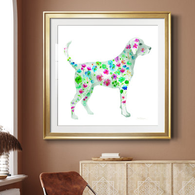 Tapisserie Labrador - peinture encadrée