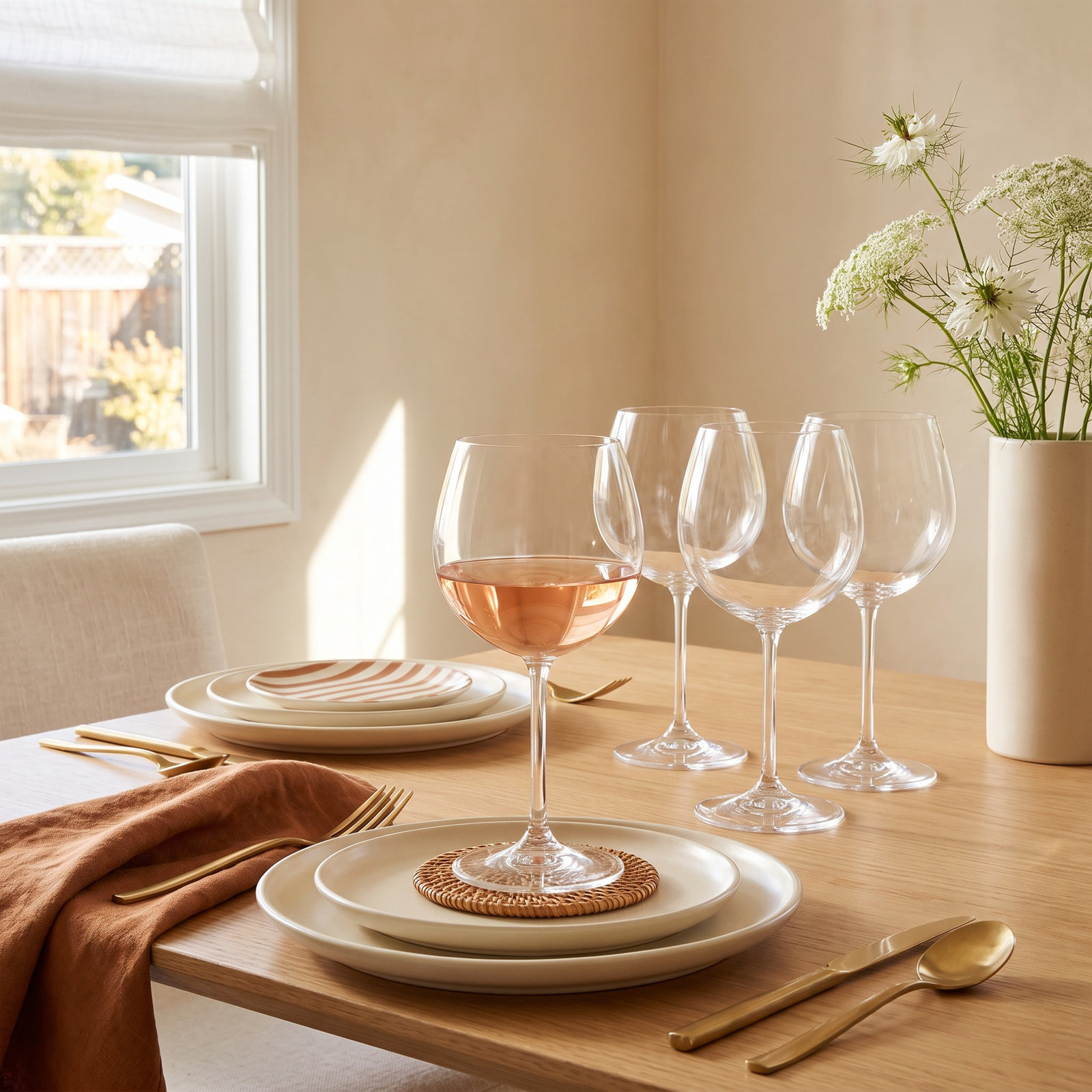 Meridian Crystal Wine Glass, Clear