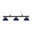 Luminaire suspendu linéaire à 3 lumières pour table de billard Chevelle-22737236-22737240-22737241
