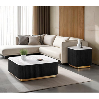 Michael 2-piece Square Coffee Table Set