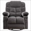 Fauteuil inclinable pivotant surdimensionné à massage avec chauffage lombaire et port de charge USB pour le confort du salon-515853212