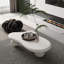 Table basse de 40 pouces en forme de nuage avec 3 pieds sphériques pour le salon-30596528