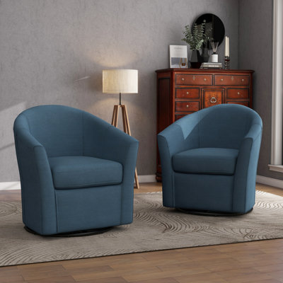78Cm Wide Swivel Barrel Chair