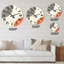Horloge murale Minimal Mid Century River Moon V - Mid-Century moderne 2-159892470
