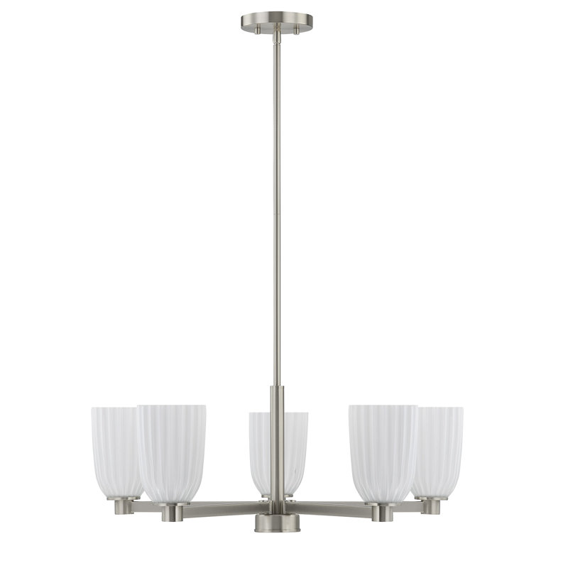 Mini luminaire cylindrique 14 po à DEL en laiton, Satin Nickel