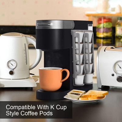 K Cup Coffee Pod Holder for Keurig K-cup Coffee, Side Mount Storage Organizer -  Anadea, M020936