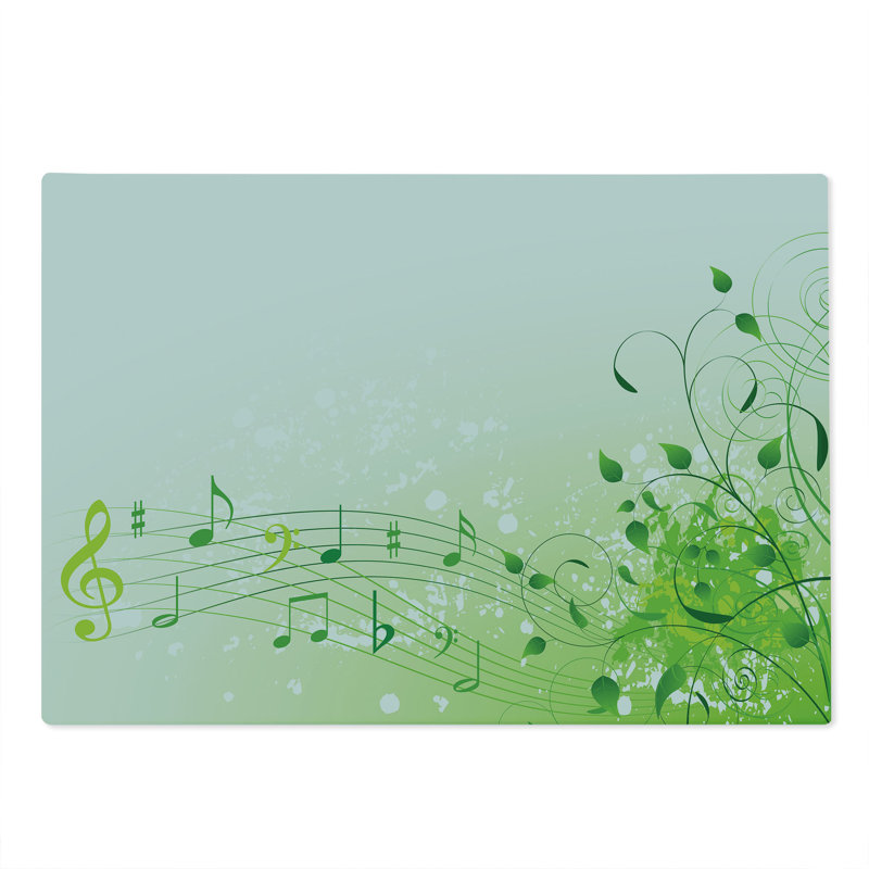 Planche à découper musicale en verre à domicile east urban