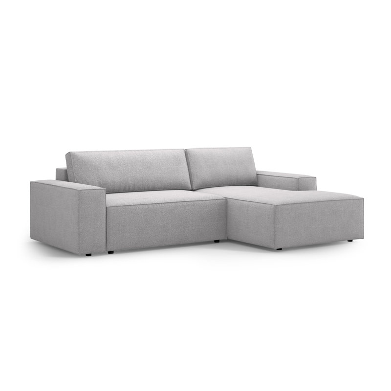 Alisbha Sectional, Light Grey