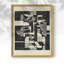 Série ABSTRACT DCCCLXV III - Impression encadrée de qualité supérieure - Prêt à être accroché - Aucun clou requis-1195268393-1195268388