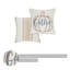 Housse et insert de coussin décoratif carré en plastique recyclé Bountifall