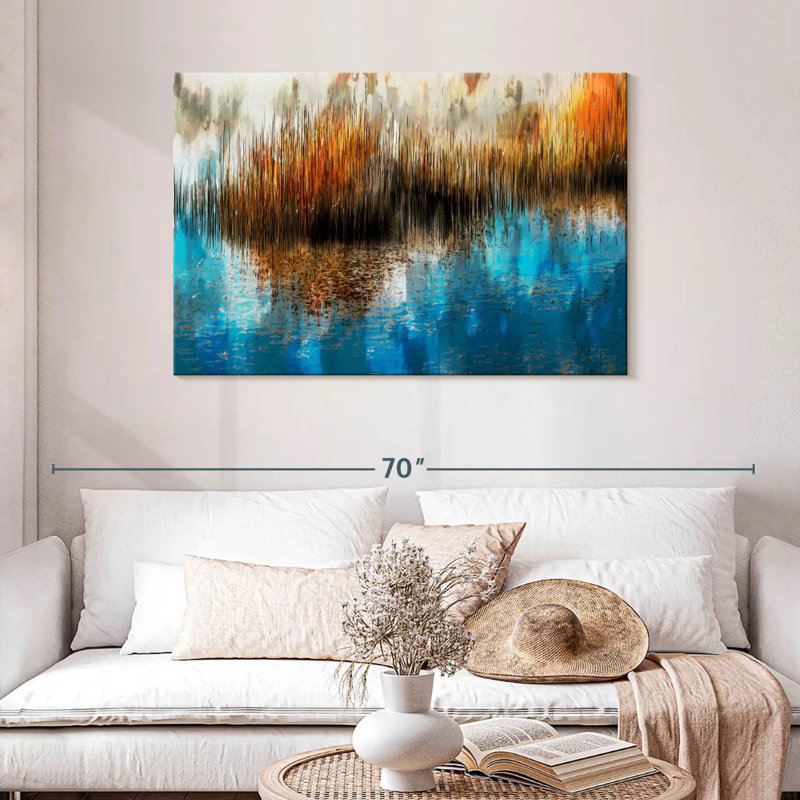 Avery Swamp Dynamic Abstract, 30" H x 45" W