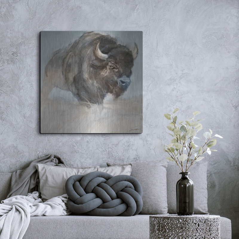 «Bison» par Robert Campbell, H 36 po x l 36 po