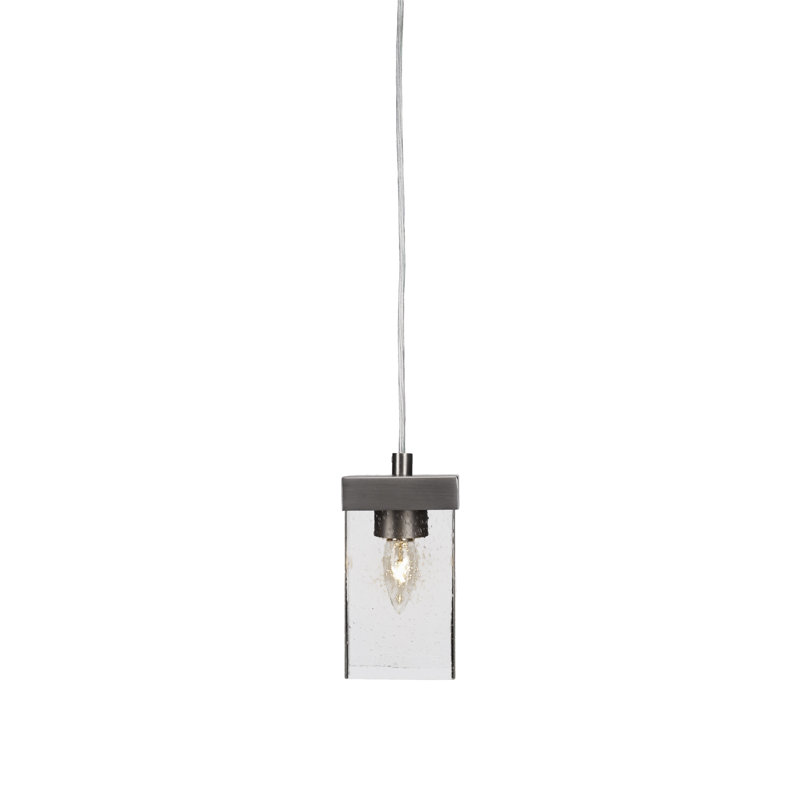 Mini-luminaire suspendu à cordon Nouvelle, Clair, Graphite