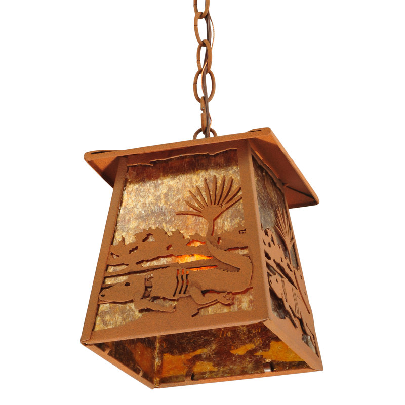 Luminaire suspendu géométrique 1 lumières lanterne
