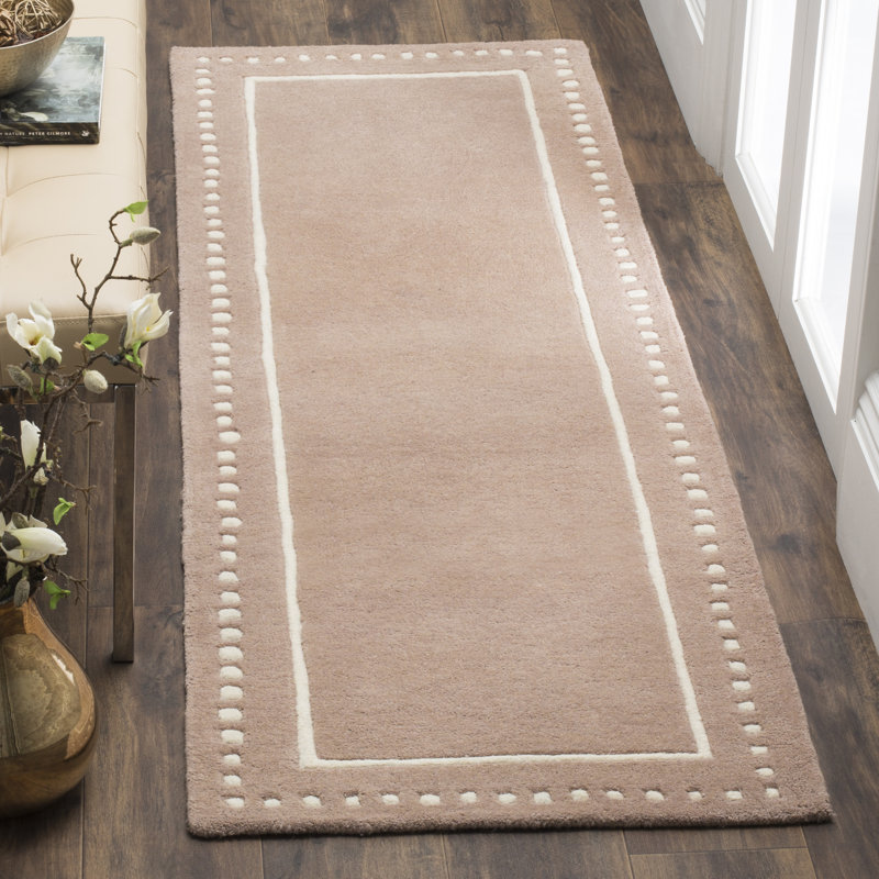 Cruz Hand Tufted Wool Polka Dots Rug, Runner 2'3" x 7'