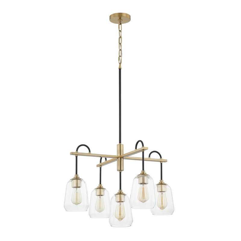 Lustre linéaire moderne à 5 lumières Arvika