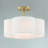Verwood Fabric Semi Flush Mount-2077443863